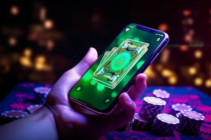 Antarmuka aplikasi nemesis di ponsel yang menampilkan pengaturan kualitas video dan mode hemat data untuk streaming dealer langsung
